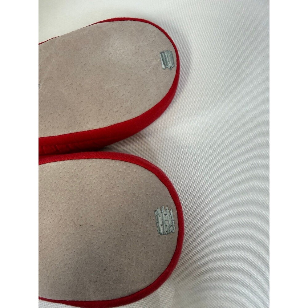 Victoria’s Secret Women’s Slippers RED Size Large (9/10) NWT - Picture 3 of 4